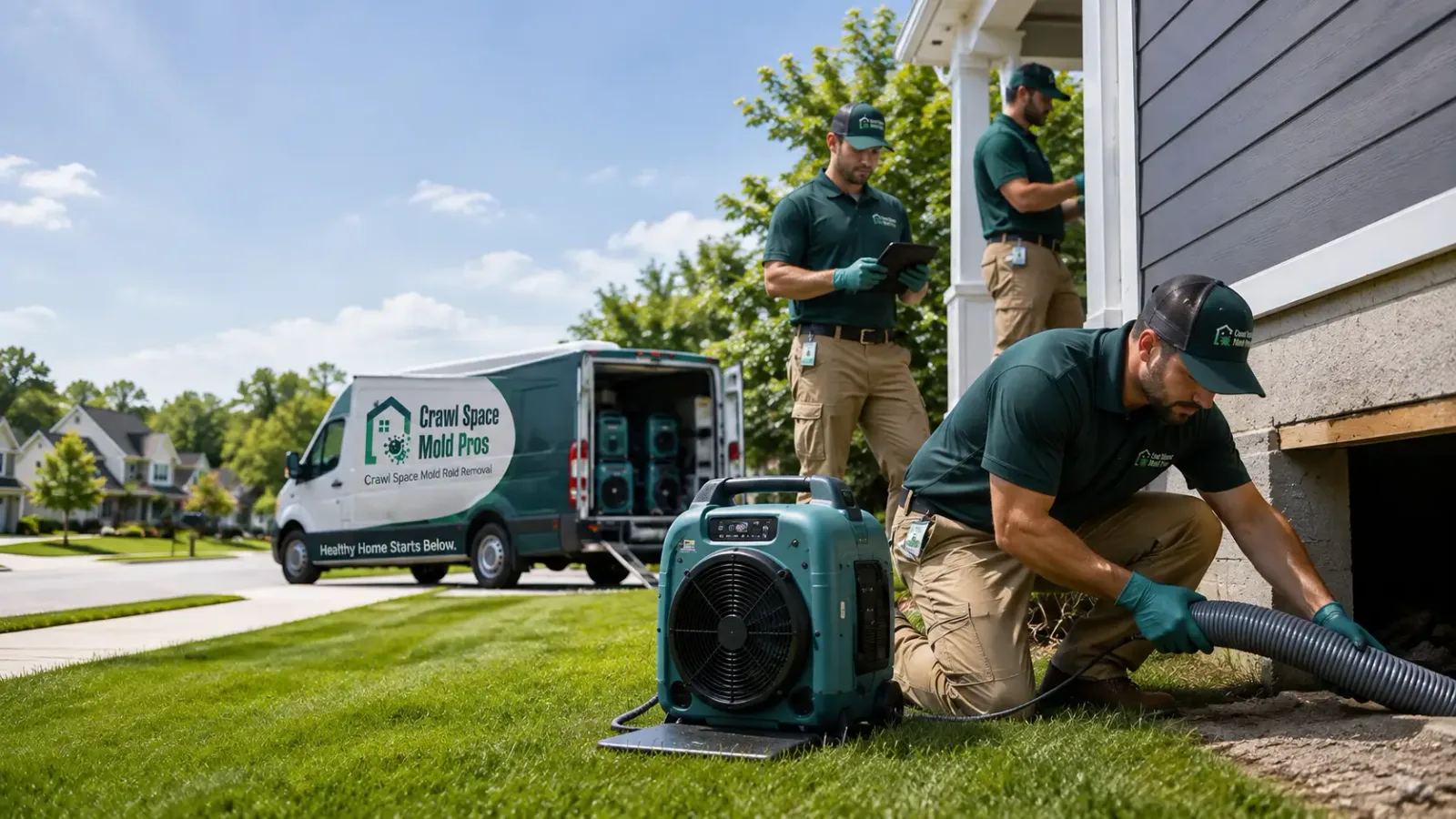 Crawl Space Mold Removal in Burlington, NJ